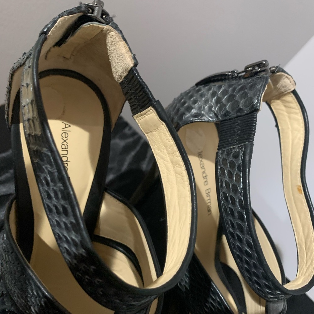 Alexandre Birman Snakeskin Platforms - Picture 5 of 7